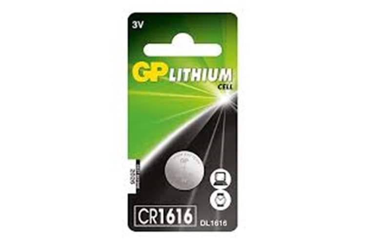Gp CR1616-U1 3V Lityum Düğme Pil Tekli Paket