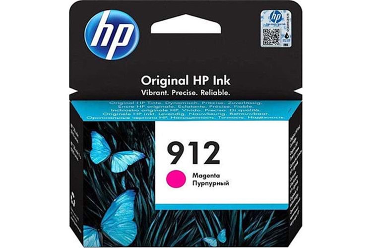 HP 912 Magenta Kırmızı Kartuş 3YL78A