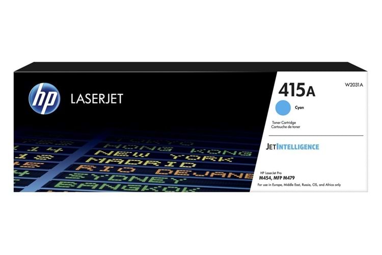 HP 415A Cyan Mavi 2.100 Sayfa Toner W2031A
