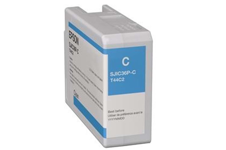 Epson TM-C6500 Cyan Mavi Mürekkep Kartuş C13T44C240