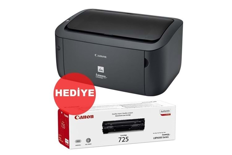 Canon LBP6030BK Toner Hediyeli Mono Lazer Yazıcı