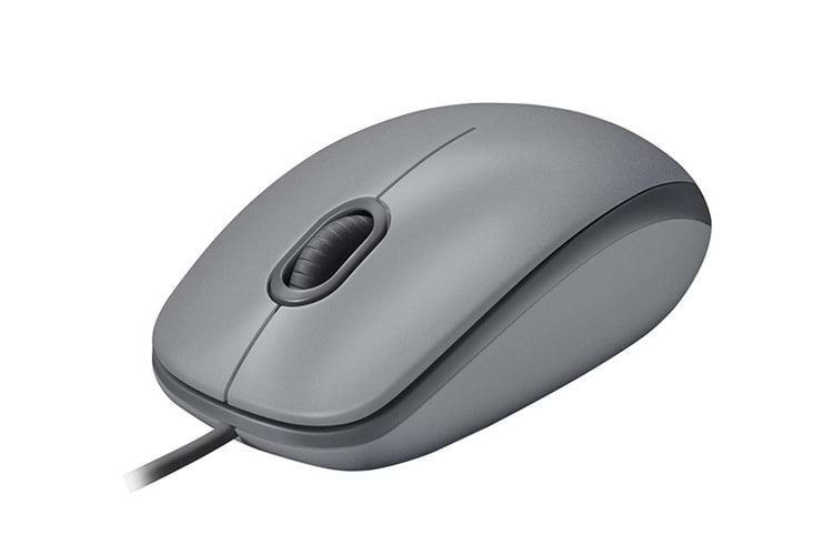 Logitech 910-006760 M110 Gray Silent (Sessiz) Kablolu Optik USB Mouse