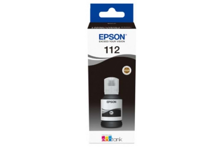 Epson T06C1 (112) Black Siyah Şişe Mürekkep C13T06C14A