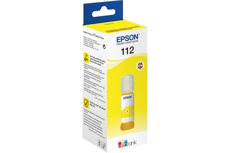 Epson T06C44 (112) Yellow Sarı Şişe Mürekkep C13T06C44A