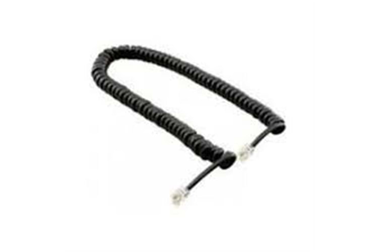 Spiral Siyah Pluglu Ahize Kordonu 30 cm