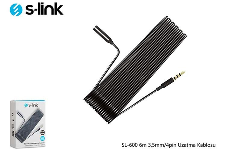 S-link SL-858 1.5m Stereo Uzatma Kablosu