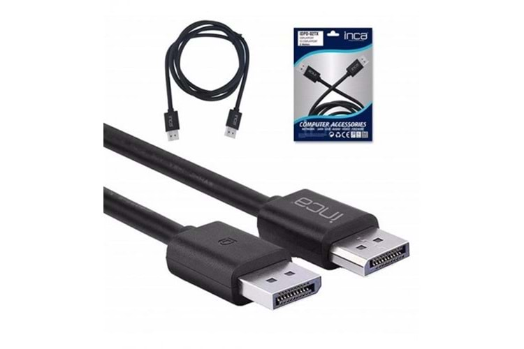 Inca Idpd-02tx 2mt Displayport to Displayport 4k Kablo