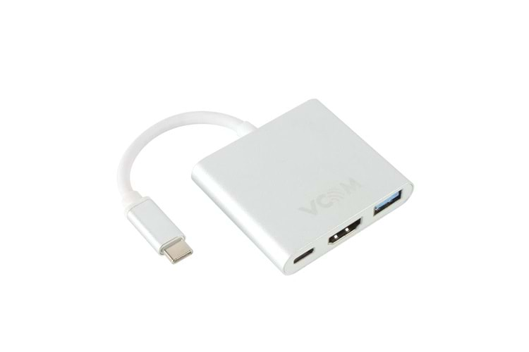 Vcom CU427M Type-C-M To Hdmi-F Usb 3.0-F Type-C-F Çevirici