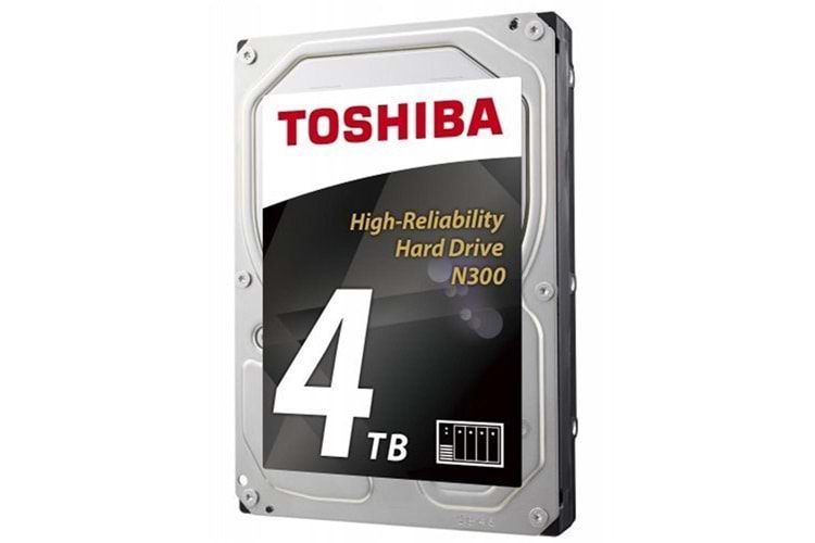 Toshiba 4TB N300 HDWG440UZSVA 7200RPM 128MB SATA3 Nas Diski
