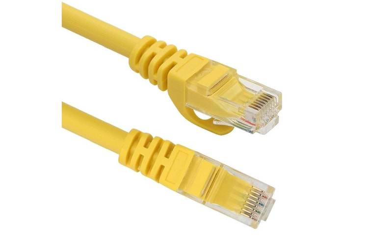 Vcom NP611B-Y-1.0 Cat6 1.0MT Sarı Utp Patch Kablo