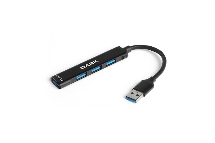 Dark Dk-Ac Usb310 Siyah Connect Master X4 USB 3.0 - 4 Port USB 3.0 Hub