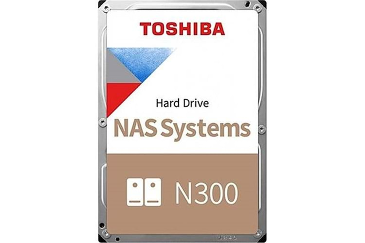 Toshiba 8TB N300 3.5 7200RPM 256MB Sata 3 HDWG480UZSVA Harddisk