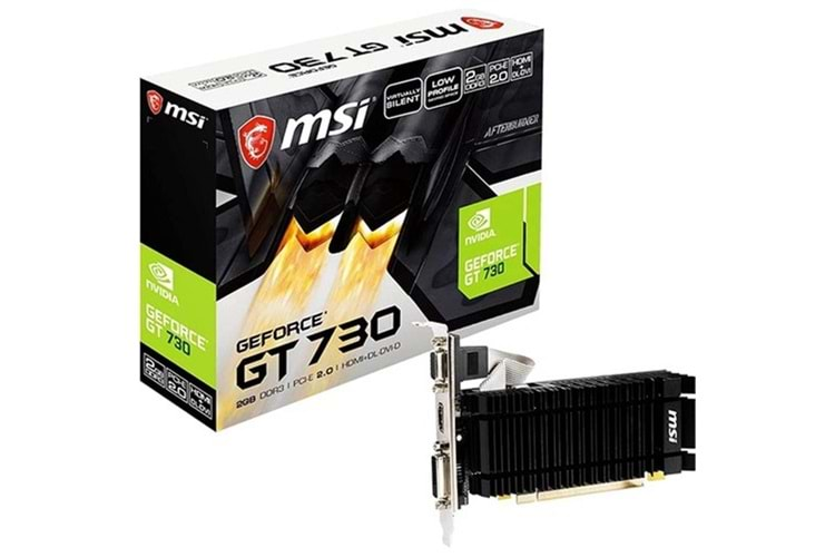 Msı Nvıdıa Geforce Gt730 N730K-2GD3H-LPV1 2 GB Ddr3 64 Bit Ekran Kartı