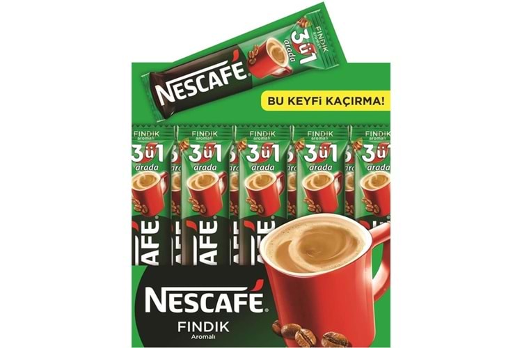 Nestle Nescafe 3ü1 Arada Fındıklı 48 Adet 17G Leia Hazelnut 12515292