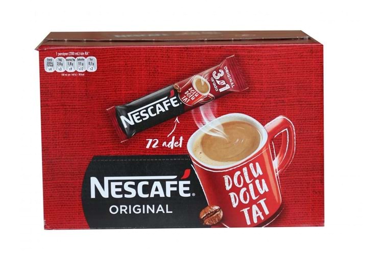 Nestle Nescafe 3ü1 Arada Phnx 72 Adet 17,5gr (12527172)