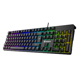 GAMEBOOSTER G24B Enigma Rainbow Aydınlatmalı Red Switch Mekanik Siyah Oyun Klavyesi