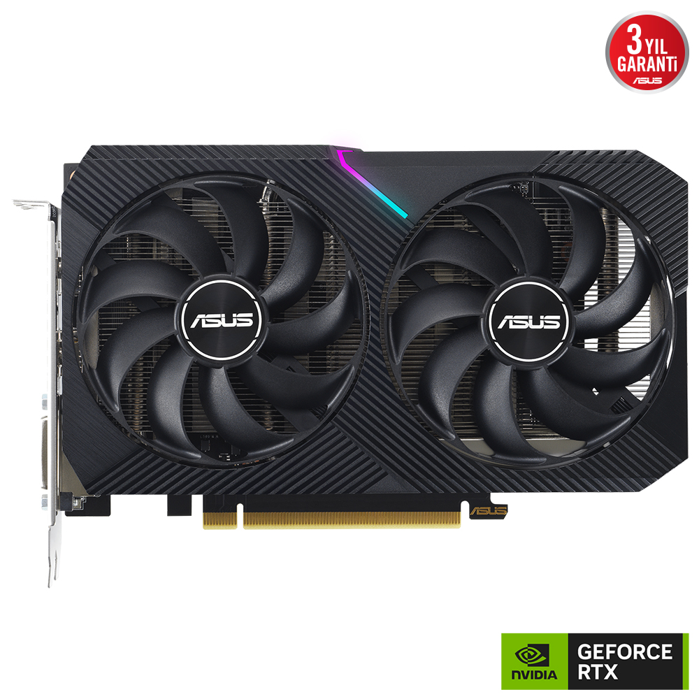 ASUS 8GB DUAL RTX3050-O8G-V2 GDDR6 96bit HDMI-DP PCIE 4.0