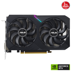 ASUS 8GB DUAL RTX3050-O8G-V2 GDDR6 96bit HDMI-DP PCIE 4.0