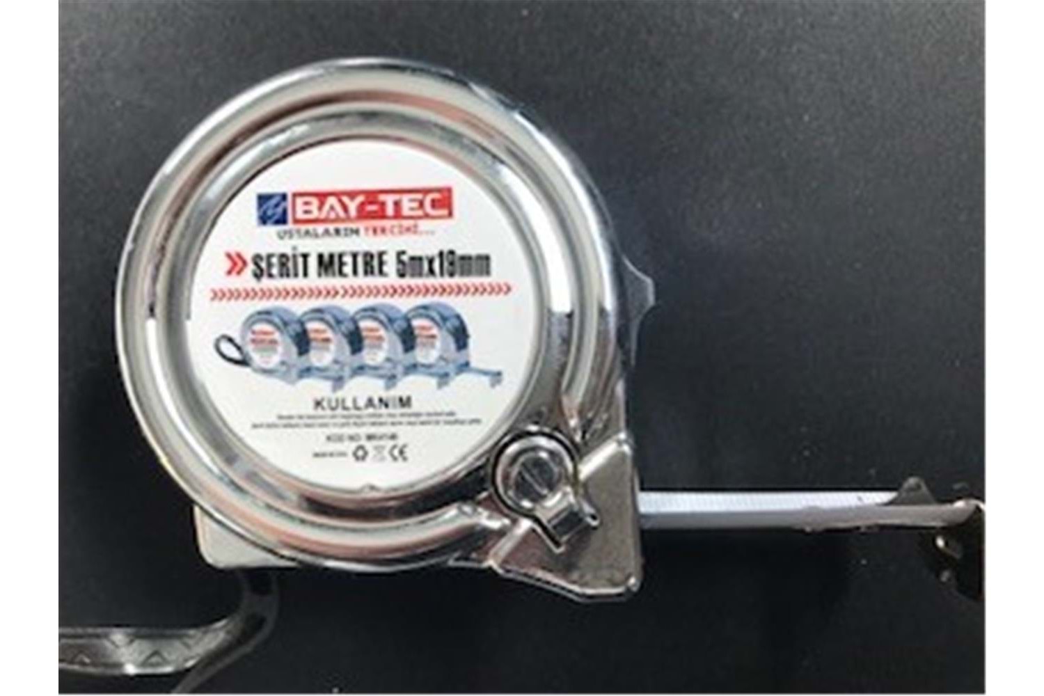 Bay-Tec Mk4146 5Mt 19MM Krom Şerit Metre 