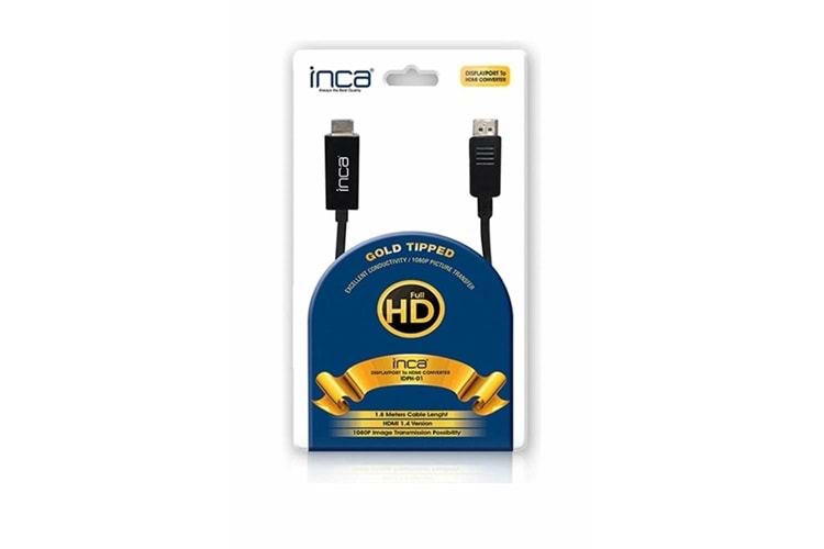 Inca IDPH-01 Displayport To Hdmı 1,8mt