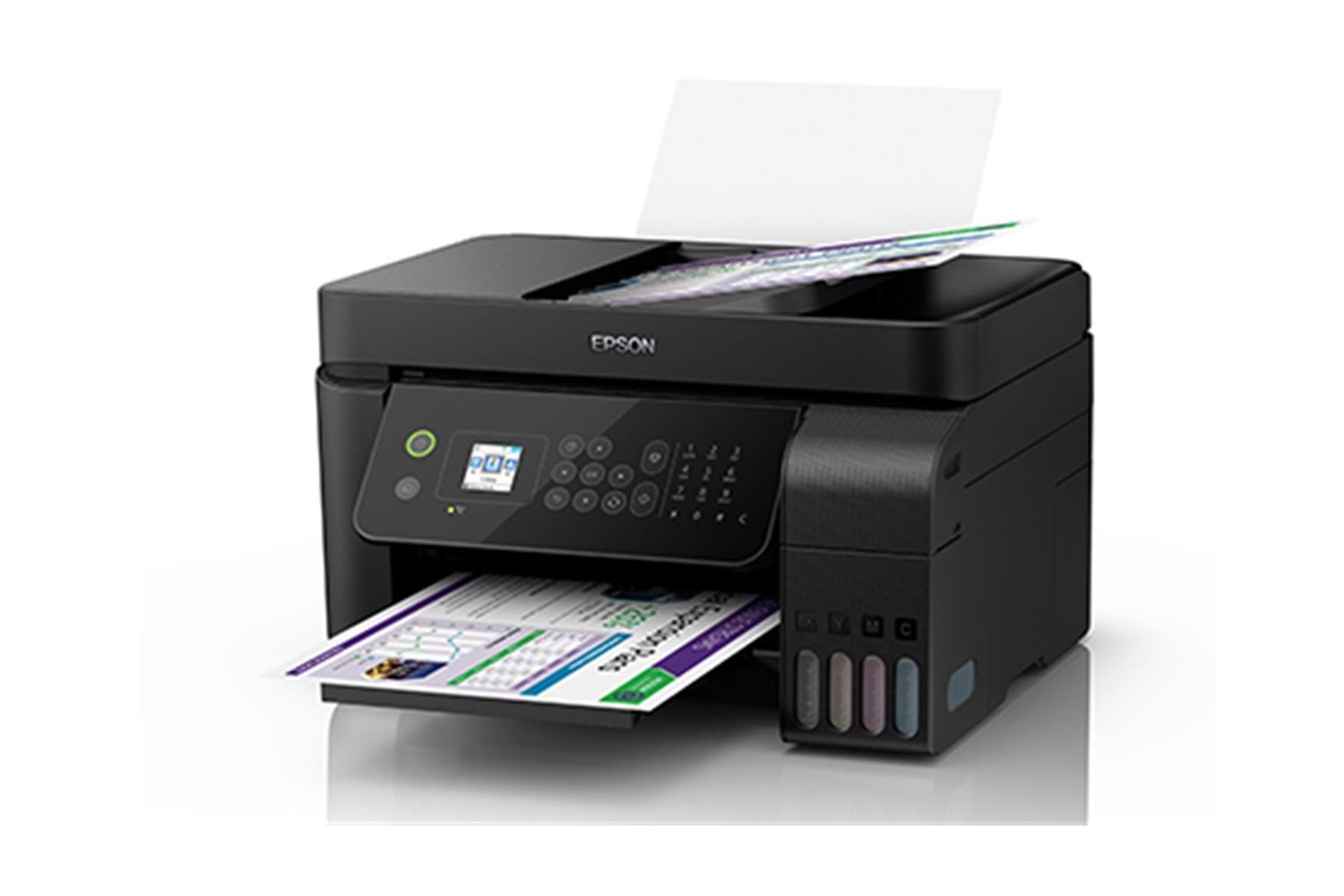 Epson L5290 MEAF Yazıcı-Tarayıcı-Fotokopi-Faks Renkli Mürekkep Tanklı Yazıcı WI-FI Ethernet