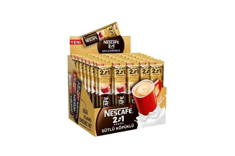 Nestle Nescafe 2ın1 Arada 48li Sütlü Köpüklü Milk Foamy 12512020
