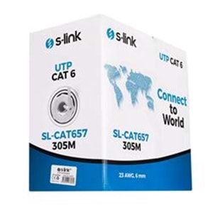 S-link SL-CAT657 305mt 23AWG Utp CAT6 Kablo