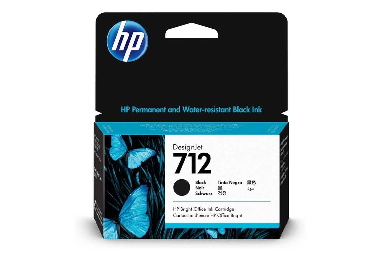HP 712 Black Siyah 38ML Plotter Kartuşu 3ED70A