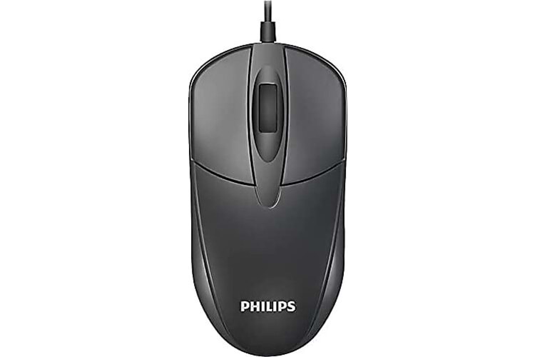 Philips M105 SPK7105 Kablolu Mouse Dpı1000 1,5mt Kablo Uzunuluğu (3 Milyon Tıklama Ömrü)