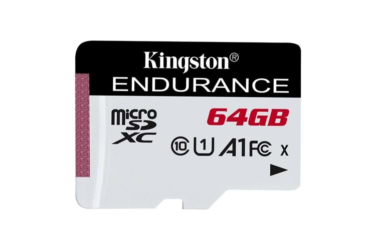 Kingston SDCE-64GB 64GB microSDXC Endurance 95R-30W C10 A1 UHS-I Card Only Hafıza Kartı