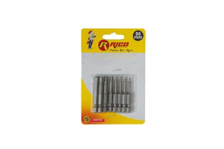 Rıco 005-KK1132 50MM 8 Parça Allen Bits Uç Seti