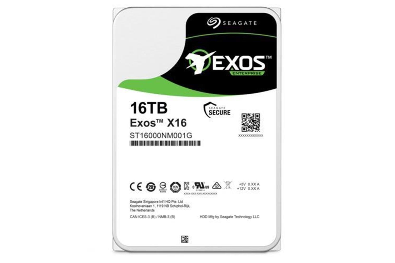 Seagate 16TB EXOS ST16000NM000J 3.5 256MB 7200RPM SATA3 NAS Sabit Disk