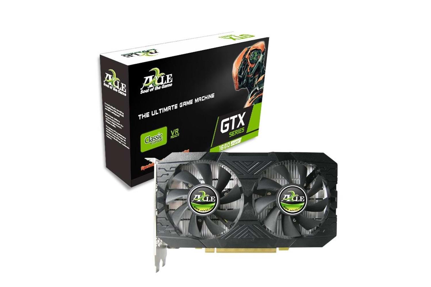 Axle GeForce GTX1660 Super Ver.1.12 AX-GTX1660S 6GB GDDR6 192Bit DX12 Gaming (Oyuncu) Ekran Kartı