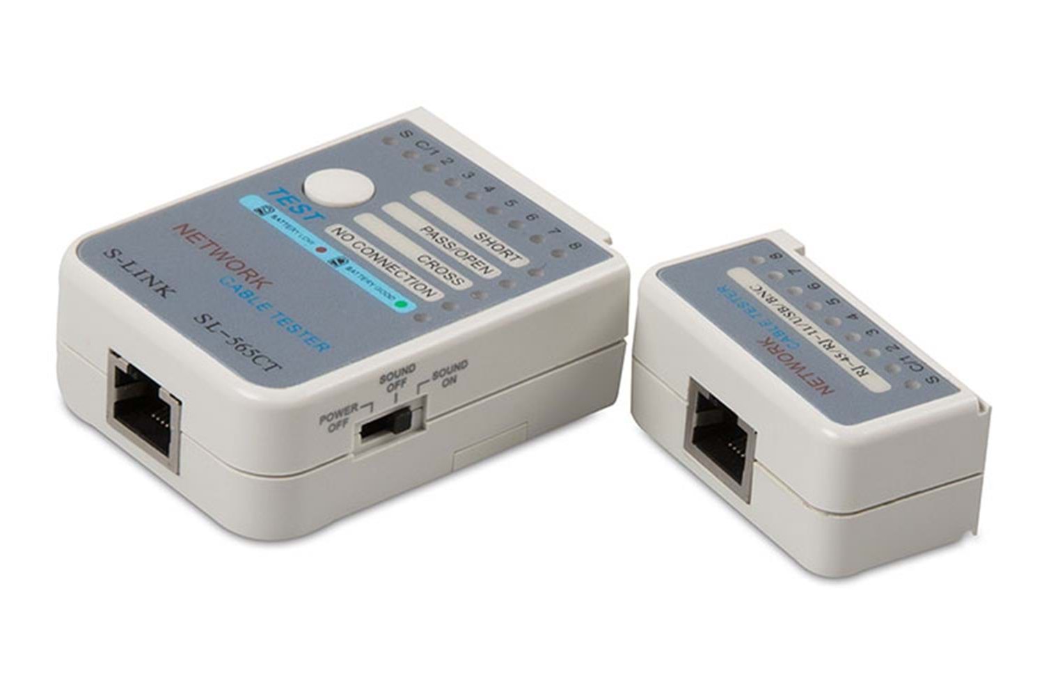 S-Link SL-565CT RJ45 Ağ Kablosu Test Cihazı
