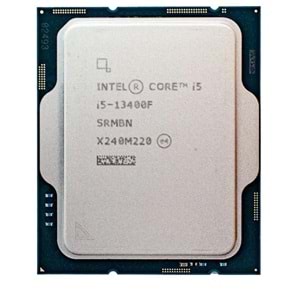 Intel Core i5 13400F TRAY 2.5GHz (Turbo 4.48GHz) 20MB Cache LGA1700 13.Nesil Kutusuz İşlemci 