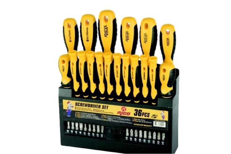 Rico 003-RK0025 36 Parça Klasik Tornavida Seti