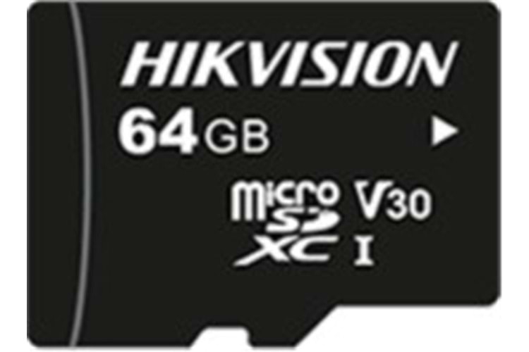 Hikvision HS-TF-L2-64G 64GB microSDXC Class10 U3 V30 95-40MBs TLC 7-24 CCTV Hafıza Kartı