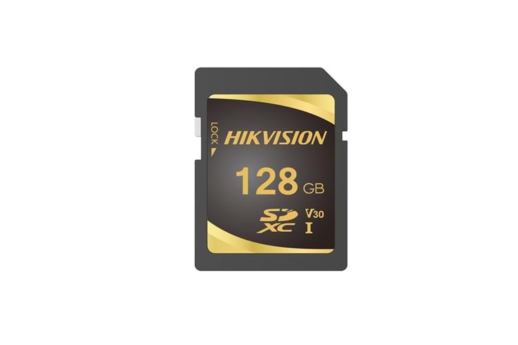 Hikvision HS-SD-P10-128G 128GB SDXC Class10 U3 V30 95-85MBs eTLC 7-24 CCTV Hafıza Kartı