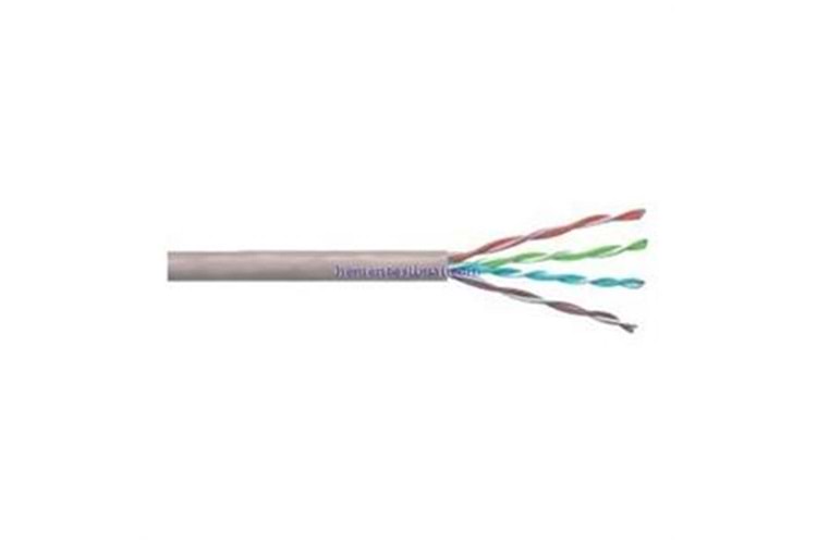 HCS H06-00402-DP0 FV0000 4x2x23 CAT6 LSOH GRİ 500mt U-UTP