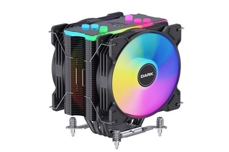 Dark DKCCX129 Freezer X129 2xAddresseble RGB LED Fanlı Kule Tipi Soğutucu