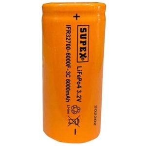 Supex IFR32700-6000F-3C 3.2V Lityum İon Pil