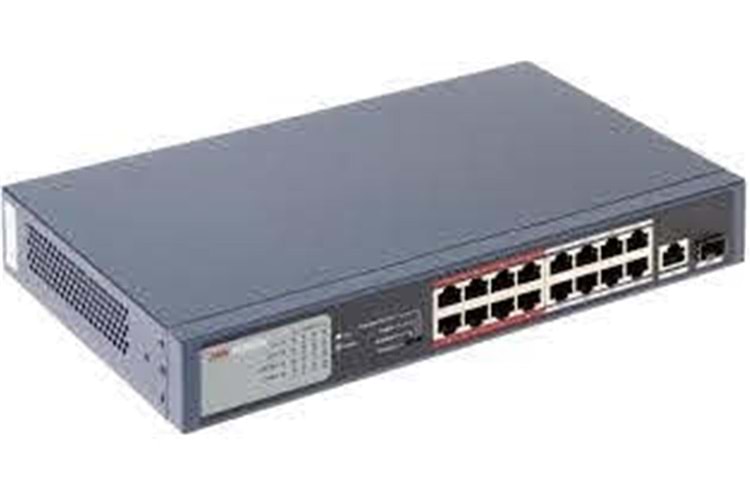 Hikvision DS-3E1318P-EI 16 Port 10-100-1000 Mbps Gigabit Switch