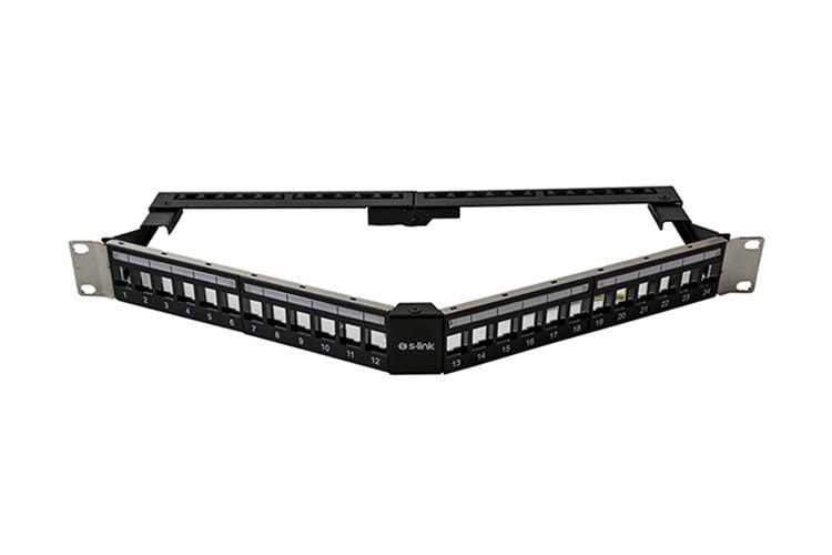 S-link SL-P626 24lü Kolay Kullanımlı, FTP Boş V Şeklinde Patch Panel