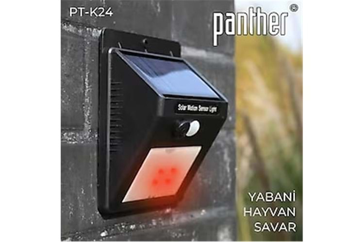 Panther PT-K24 Solar Led Sokak Lambası Yabani Hayvan Savar