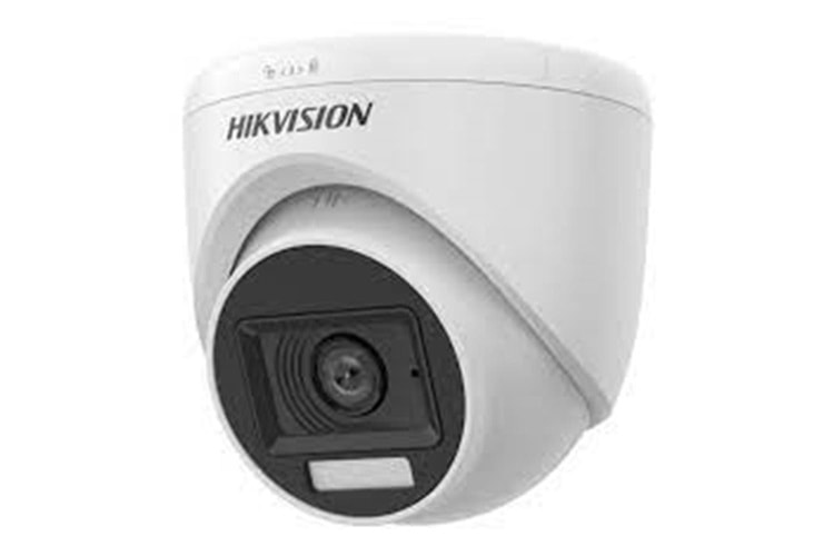 Hikvision DS-2CE76D0T-EXLPF TVI 1080P 2mp 2.8mm Sabit Lensli Dual Light Dome Kamera