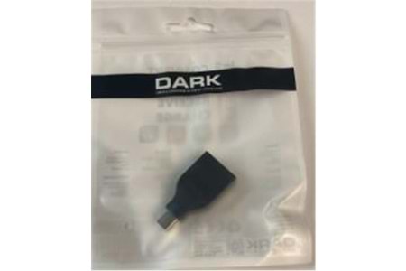 Dark Mini Display Port (Erkek) to Display Port (Dişi) 4K Destekli Dönüştürücü