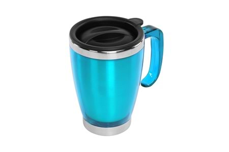 S-link SL-TM1981 Turkuaz 415ML Iç 304 Dış 201 Paslanmaz Çelik Kupa