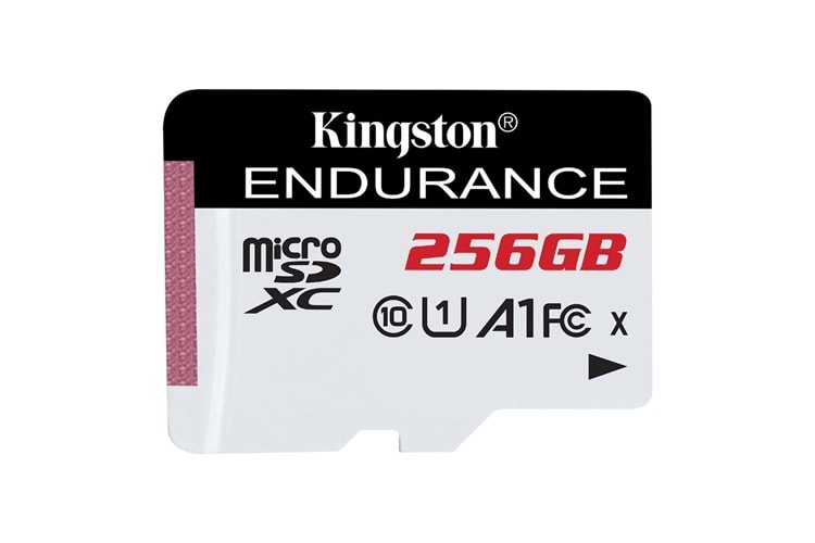 Kingston SDCE-256GB 256GB microSDXC Endurance 95R-45W C10 A1 UHS-I Card Only Hafıza Kartı