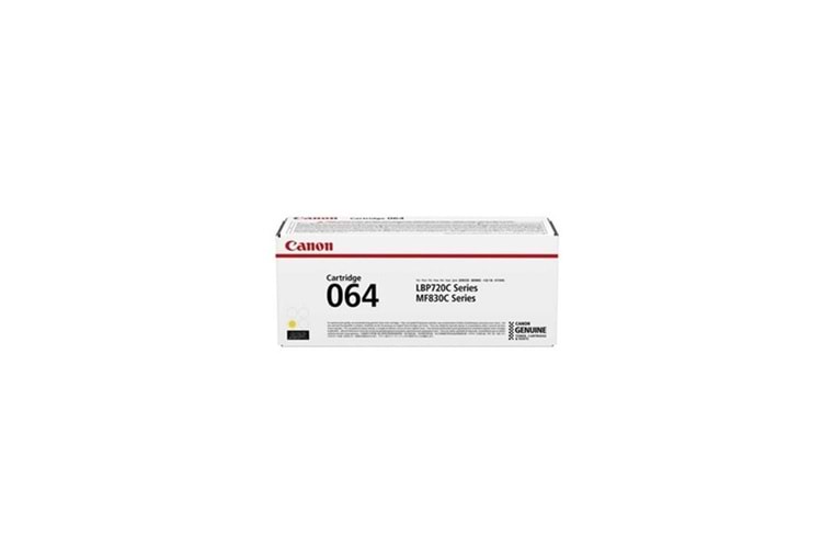 Canon CRG-064 Y Yellow Sarı Toner MF832