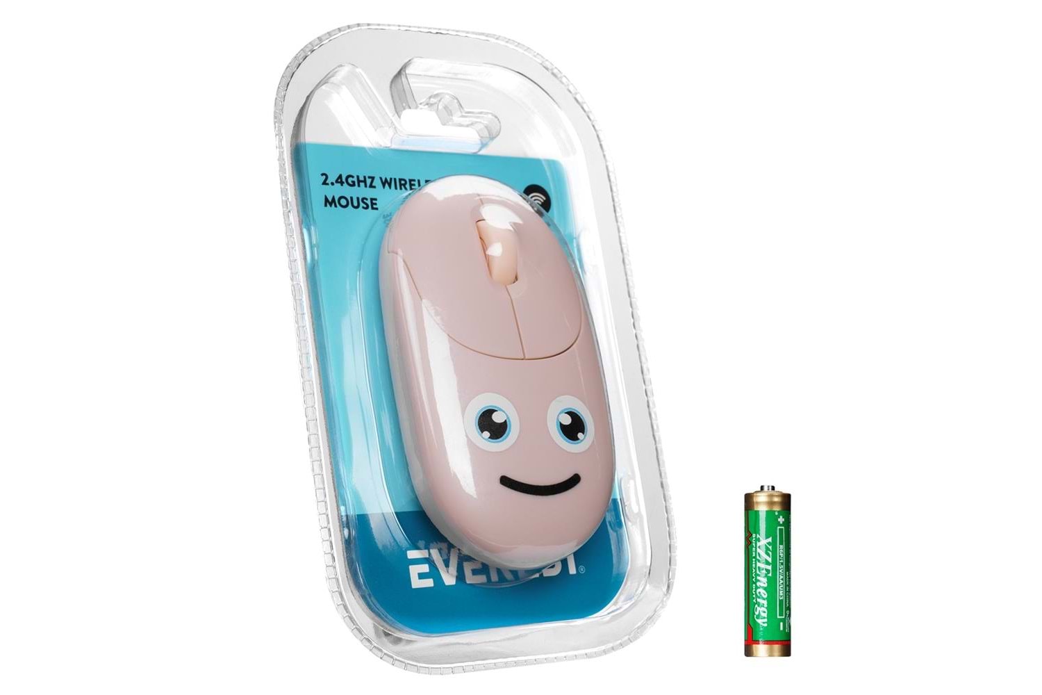Everest SM-26 FASHION 2.4Ghz Pembe Kabartmalı Kablosuz Mouse